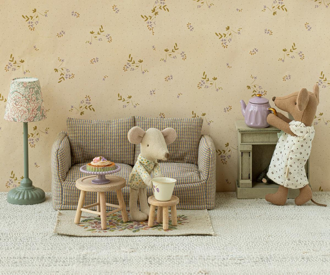 NEW Maileg Fireplace - Blue