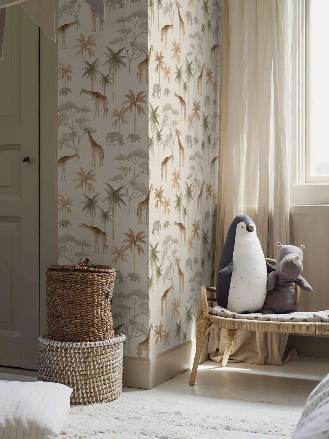 Borastapeter Wallpaper - Savannah White