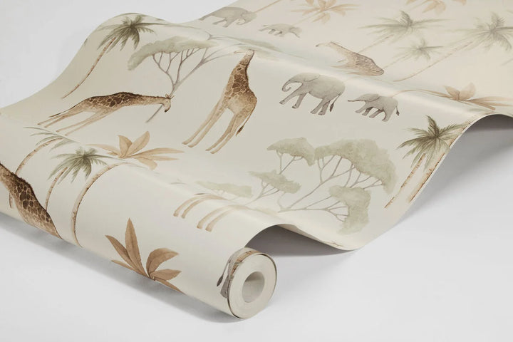 Borastapeter Wallpaper - Savannah White