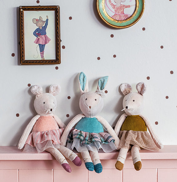Moulin Roty Pink Mouse – La Petite Ecole de Dance