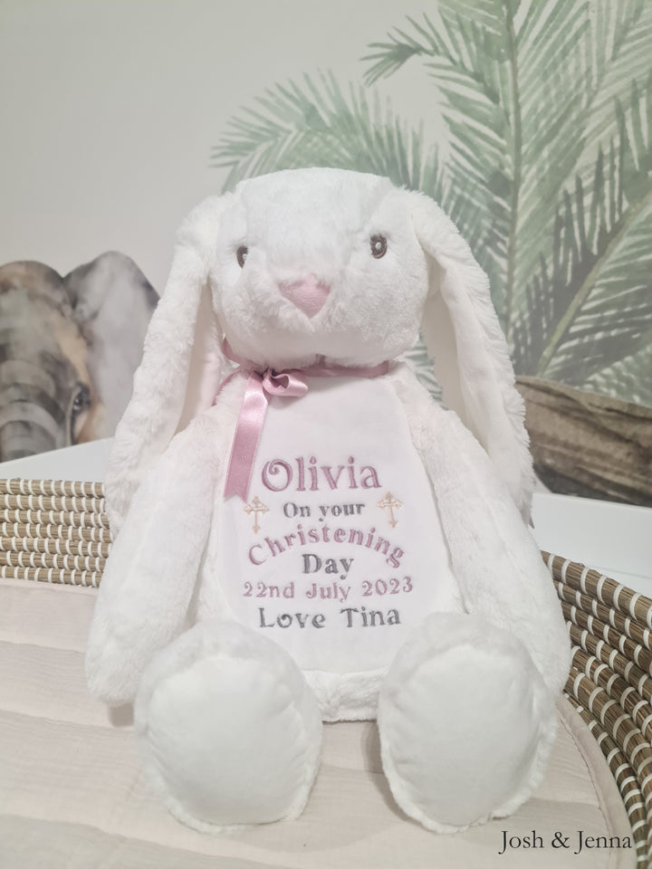 Cherish Me Personalisierter Hase - Tauftag