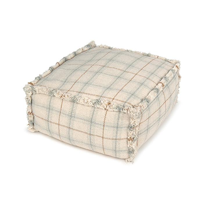 Lorena Canals Handloom Pouffe - Blue Sage