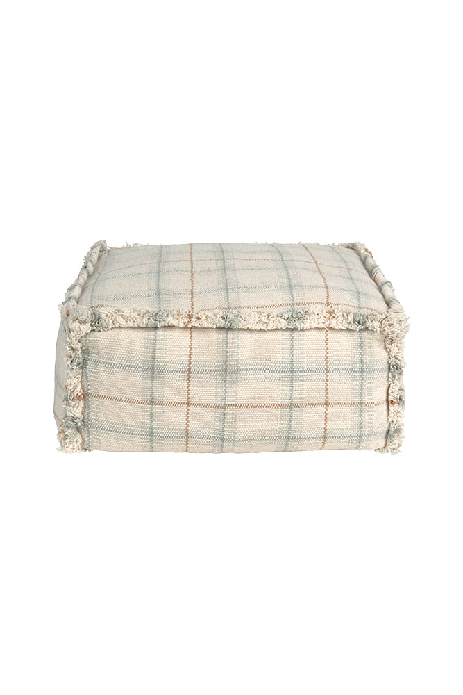 Lorena Canals Handloom Pouffe - Blue Sage