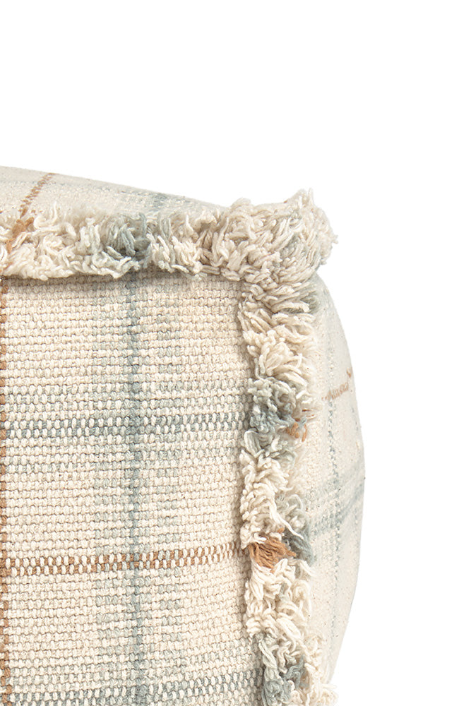 Lorena Canals Handloom Pouffe - Blue Sage
