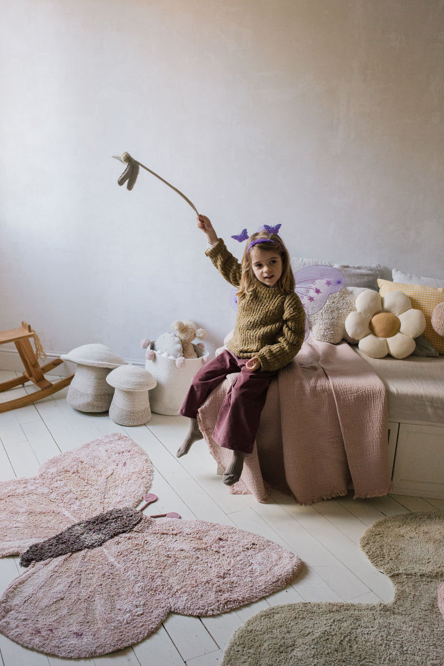 Waschbarer Teppich von Lorena Canals – Sonnensystem