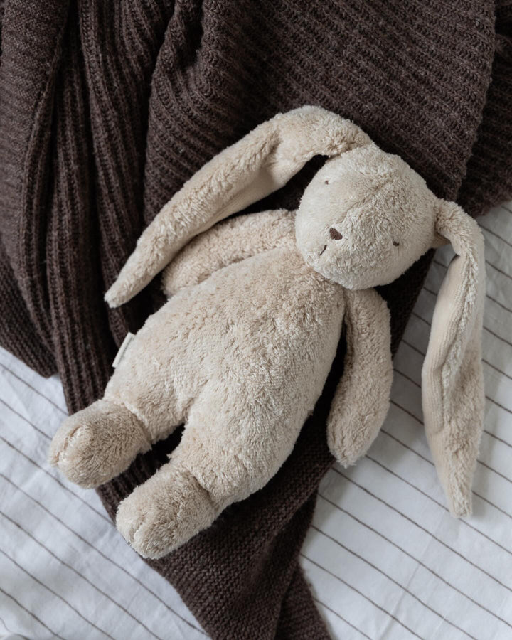 NEU Moonie 2.0 Bio-Schlafmittel mit summendem Häschen – Sand