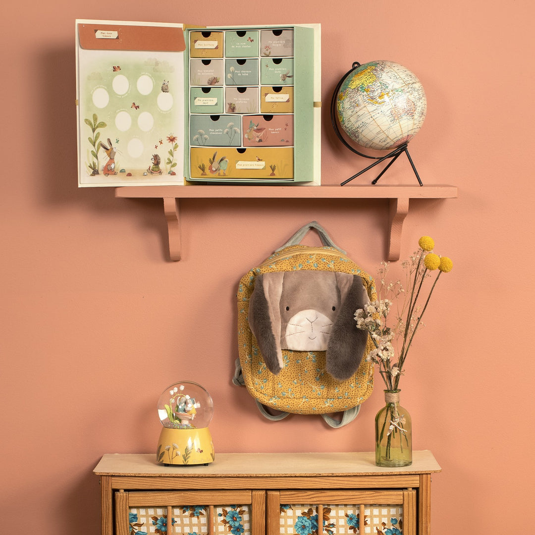 Moulin Roty Personalisierter Kaninchen-Rucksack