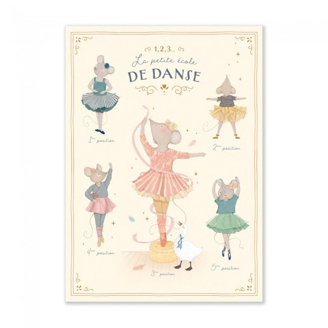 Moulin Roty Poster Die 5 Positionen (50 x 70 cm)