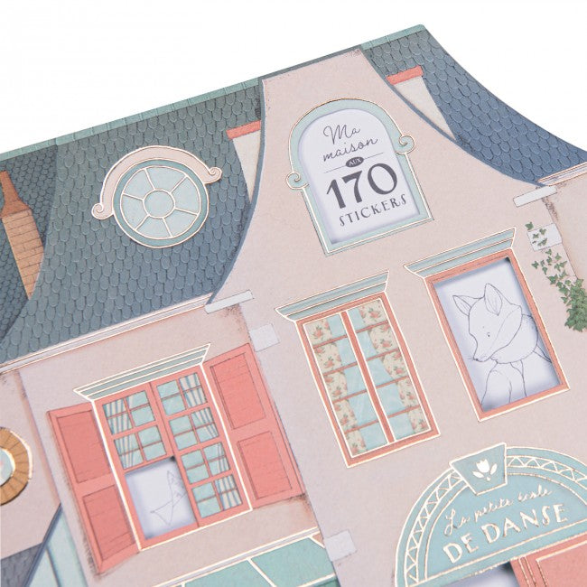 Moulin Roty Petite Ecole de Danse Malbuch + 170 Aufkleber