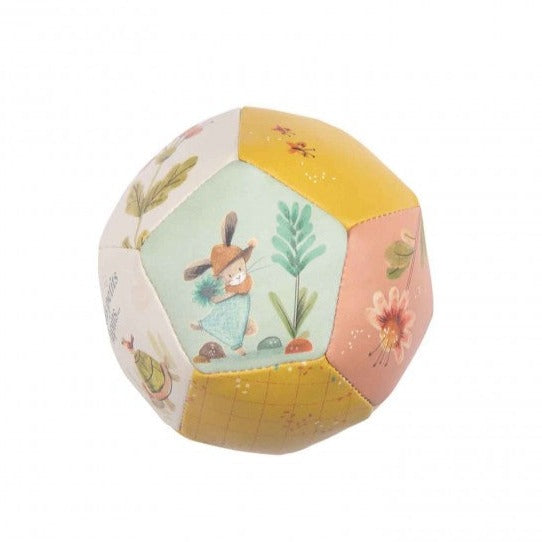 Moulin Roty Weicher Babyball „Kleines Kaninchen“