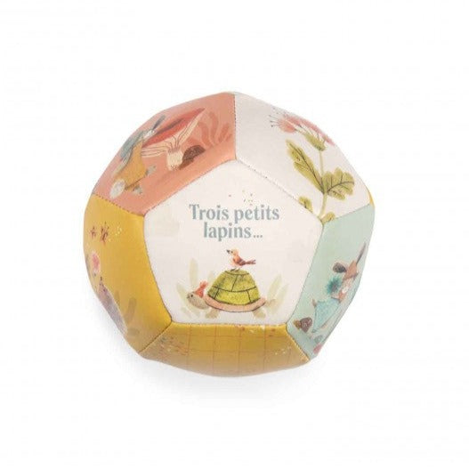 Moulin Roty Weicher Babyball „Kleines Kaninchen“