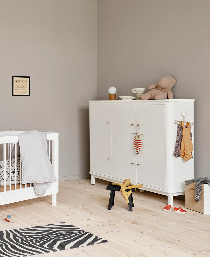 Oliver Furniture Wood Cupboard 3 Door - White