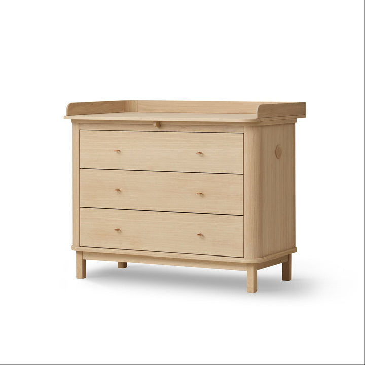 Oliver Furniture Nursery 3 Drawer Dresser (with changer top) - Oak