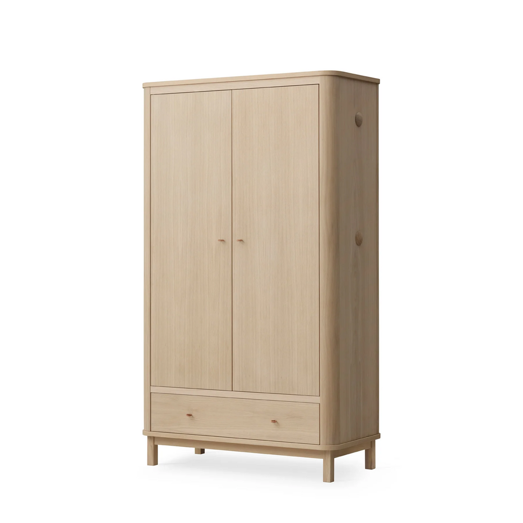 Oliver Furniture Wood Wardrobe 2 Door - Oak