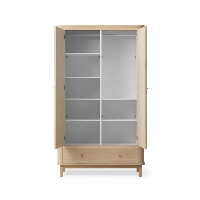Oliver Furniture Wood Wardrobe 2 Door - Oak