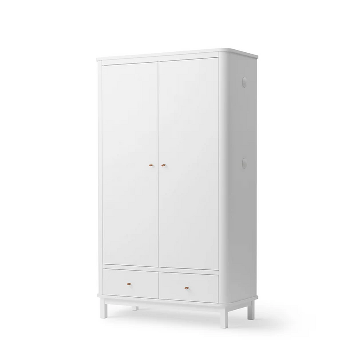 Oliver Furniture Wood Wardrobe 2 Door - White