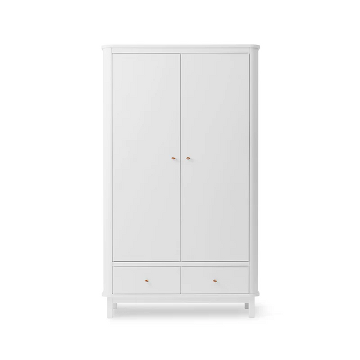 Oliver Furniture Wood Wardrobe 2 Door - White