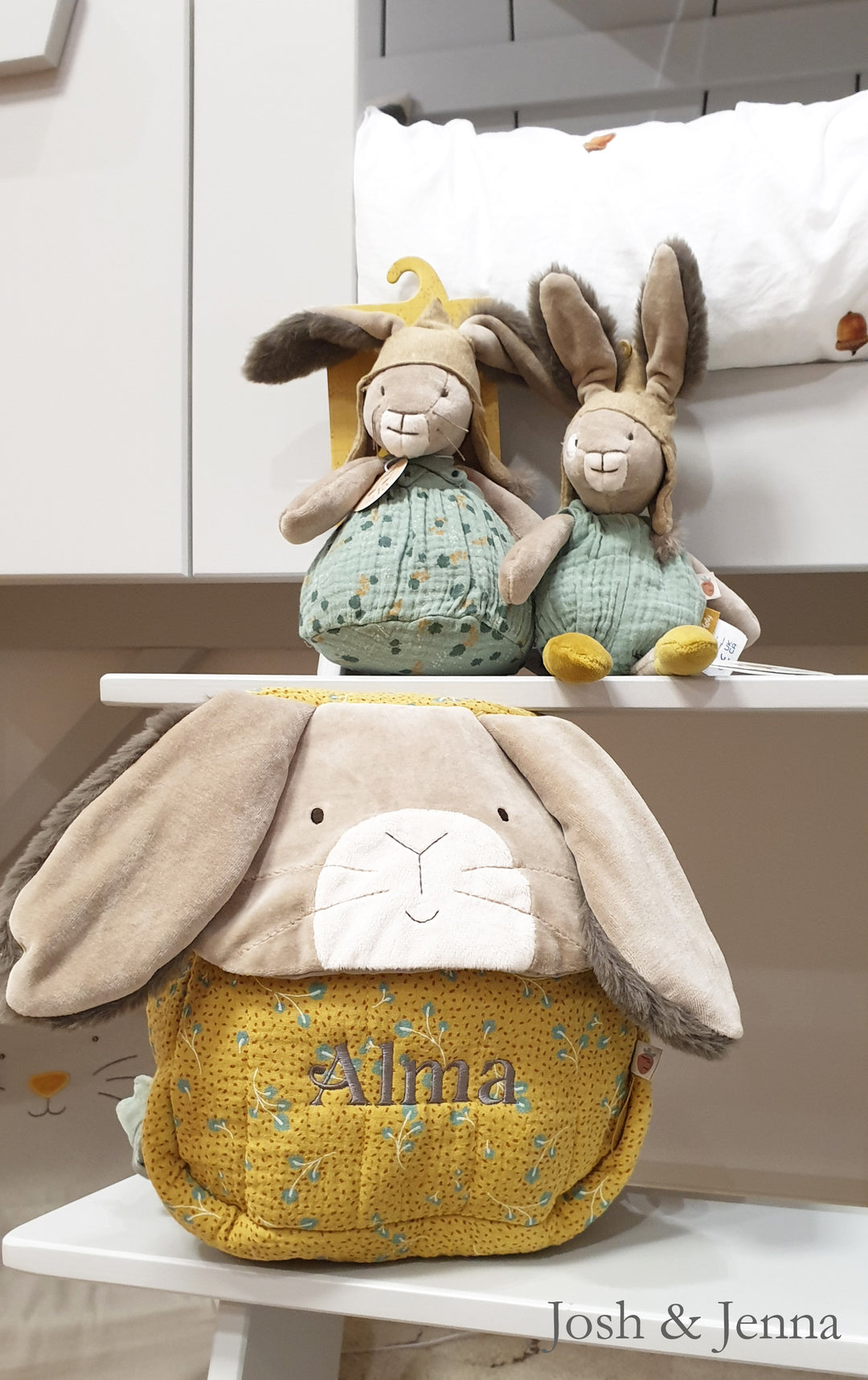 Moulin Roty Personalisierter Kaninchen-Rucksack