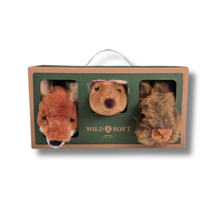 Wild & Soft Mini-Wandspielzeug – Waldkiste (3er-Pack)