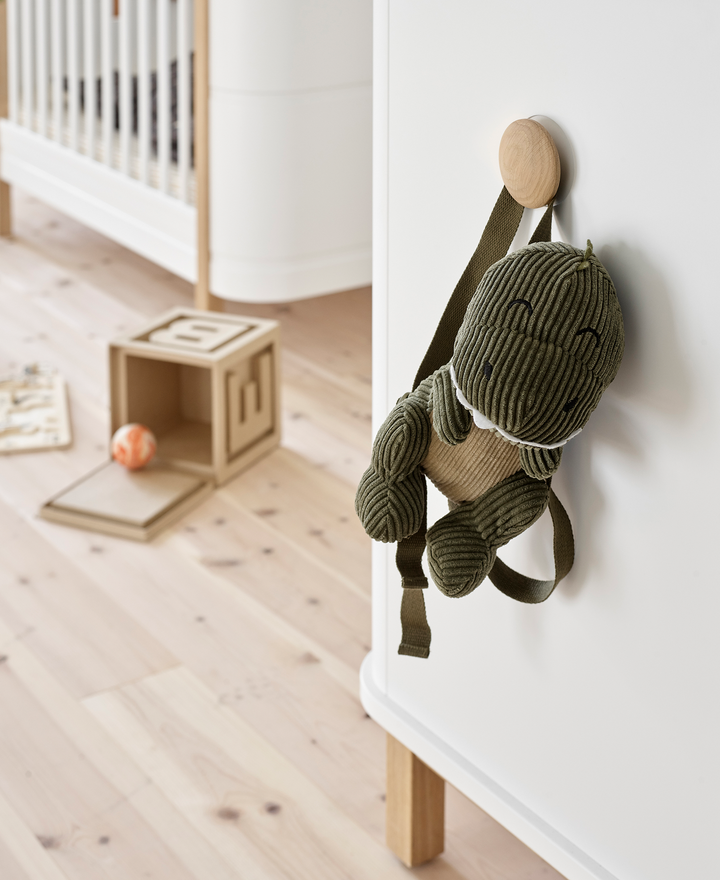 Oliver Furniture Nursery 6 Drawer Dresser (with changer top) - White/Oak