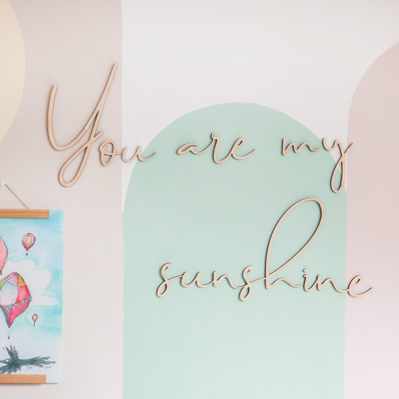 Wooden Wall Sign - You Are My Sunshine – Josh & Jenna