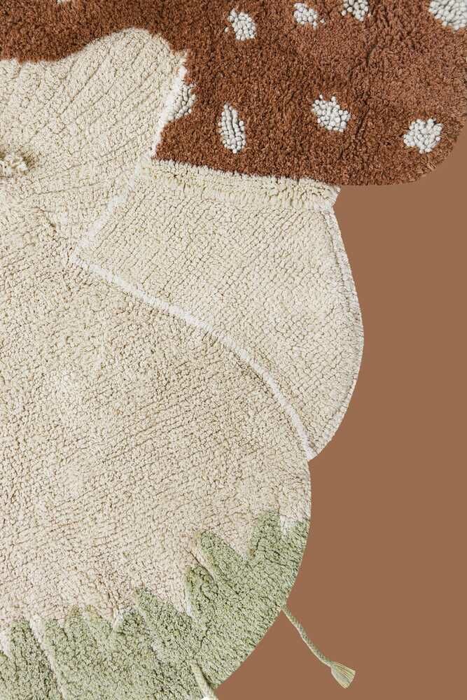 Maschinenwaschbarer Teppich „Boletus“ von Lorena Canals