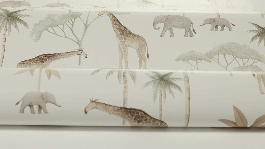 Borastapeter Wallpaper - Savannah White
