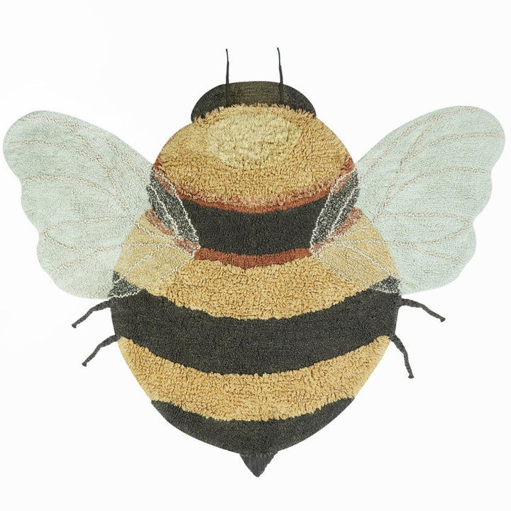 Lorena Canals Maschinenwaschbarer Teppich „Biene“