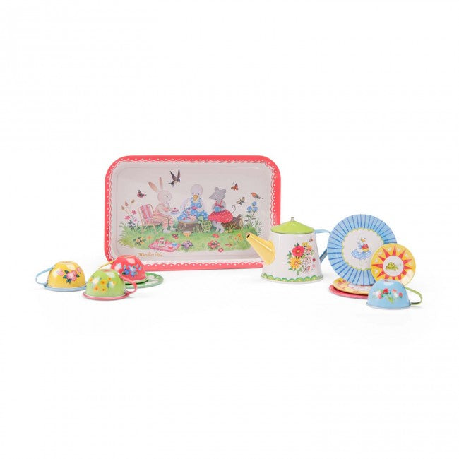 Service à thé 14 pièces Moulin Roty Les Parisiennes