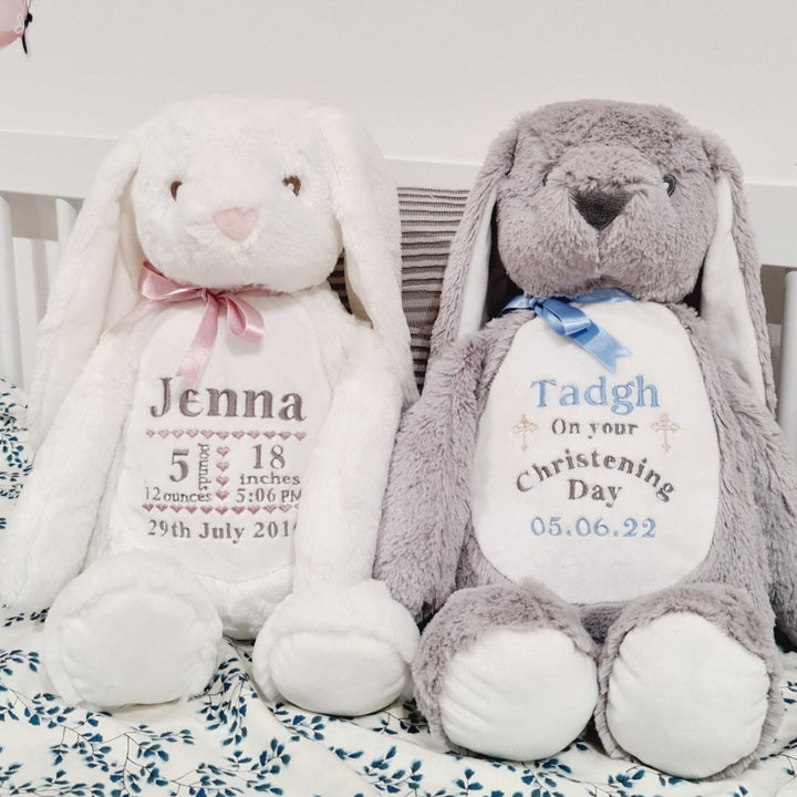 Cherish Me Personalisierter Hase - Tauftag