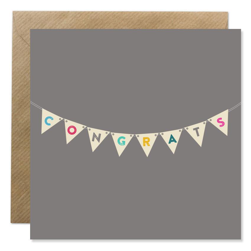 Gift Card - 'Congrats Bunting'