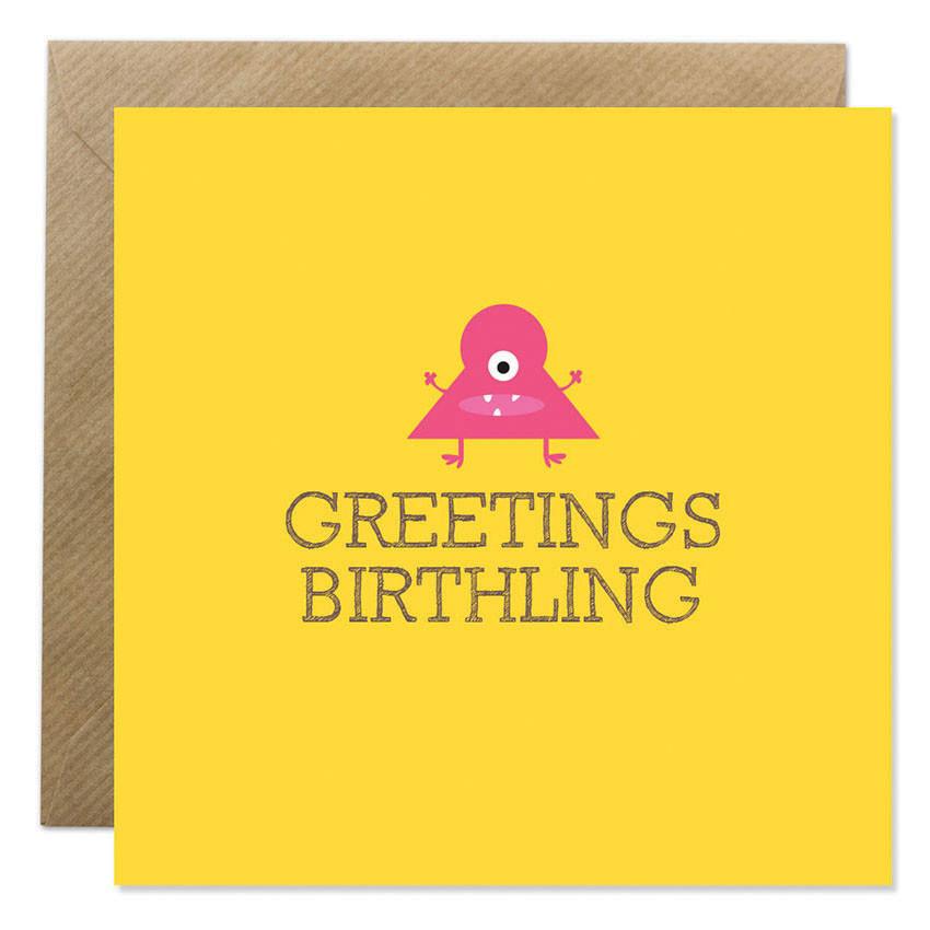 Gift Card - 'Greetings Birthling'