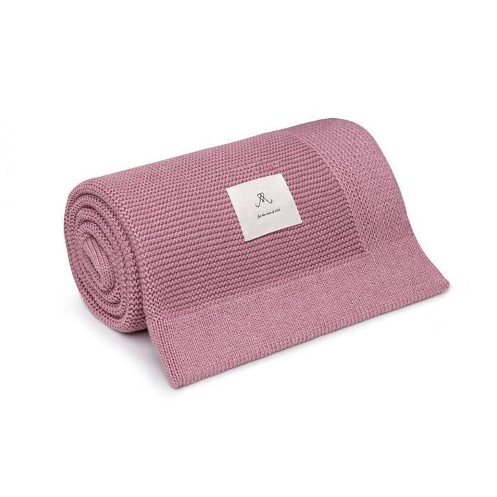 Classic Bamboo Cotton Blanket - Vintage Pink