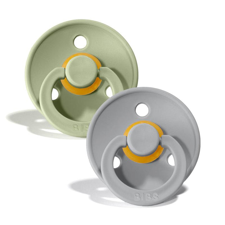 Lot de 2 tétines Bibs Colour - Sauge et nuage