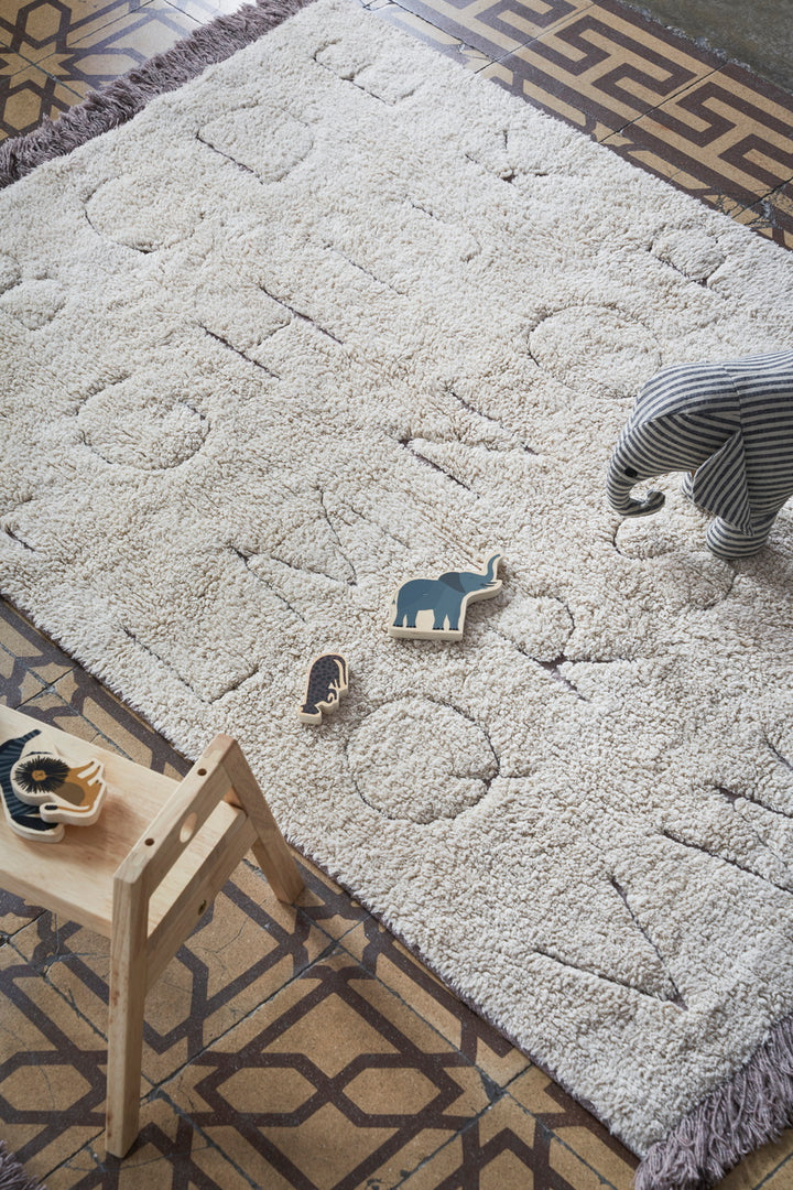 Lorena Canals RugCycled Washable Rug ABC - Natural