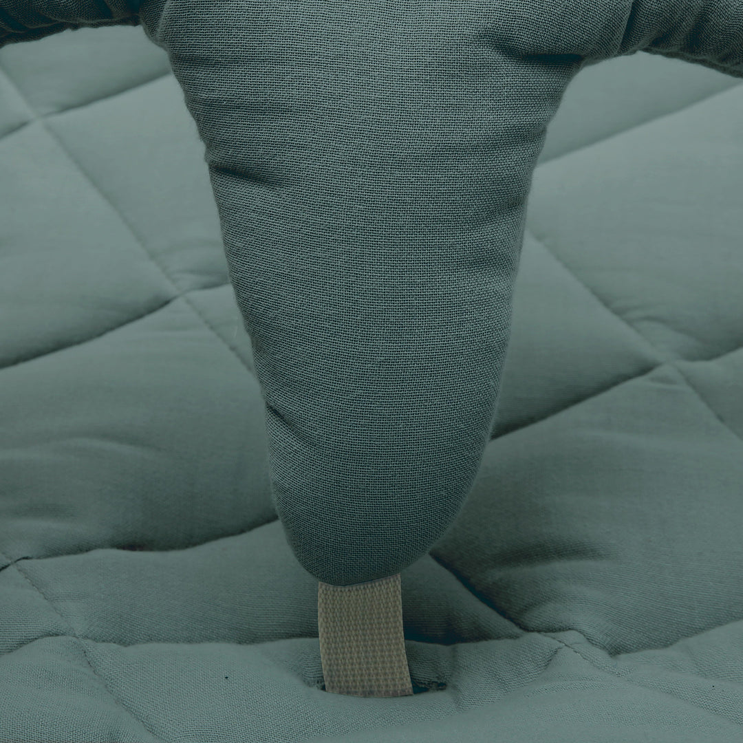 Charlie Crane Levo Babywippe - Buche + oranges Kissen