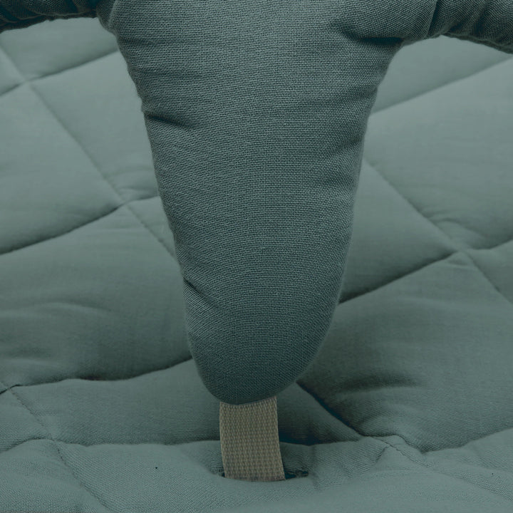 Charlie Crane Levo Babywippe - Buche + oranges Kissen