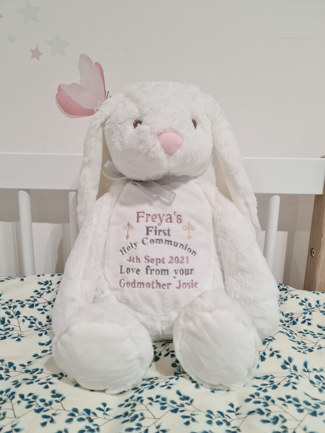 Cherish Me Personalisierter Hase - Heilige Kommunion