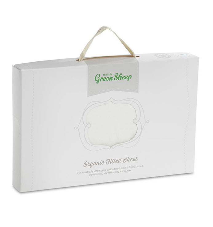 Little Green Sheep Organic Jersey Fitted Sheet - Crib