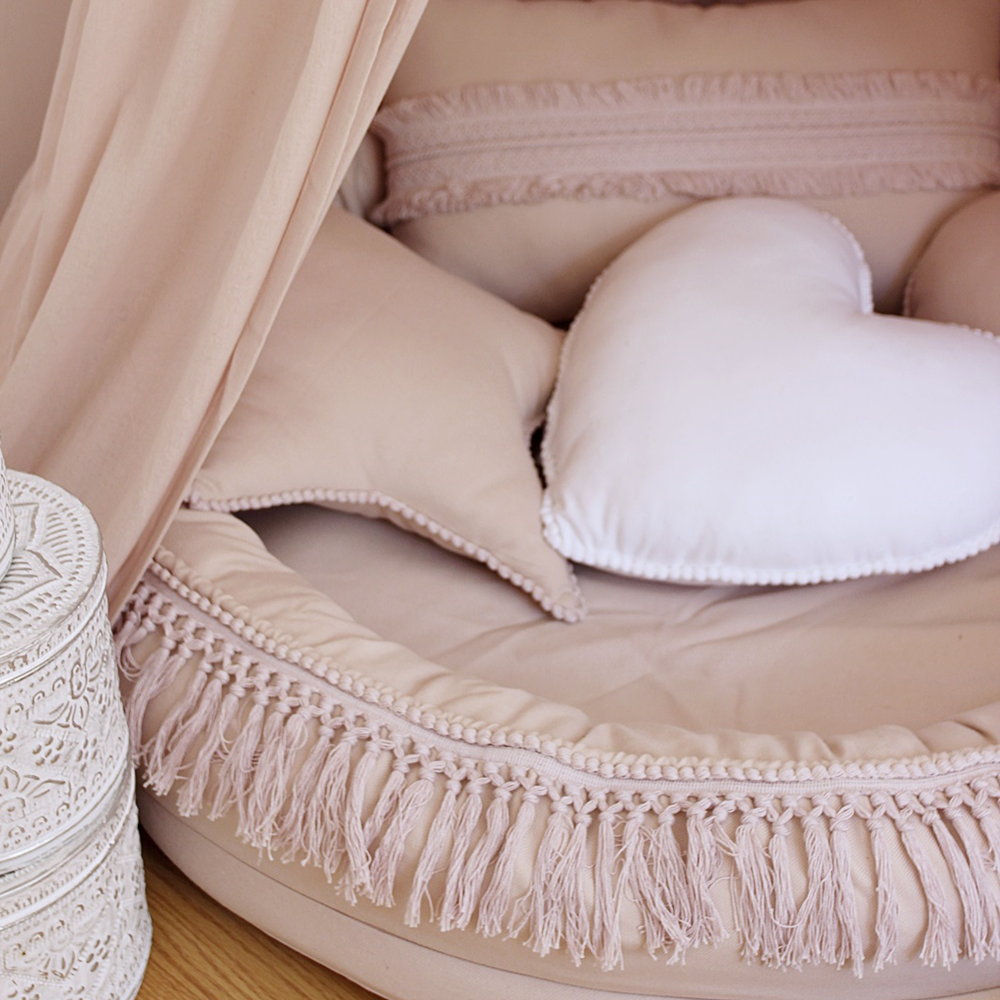 Cotton & Sweets Boho Junior Nest - Powder Pink
