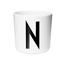 Design Letters - Kids Melamine Alphabet Cup A - Z