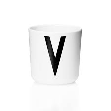 Design Letters - Kids Melamine Alphabet Cup A - Z