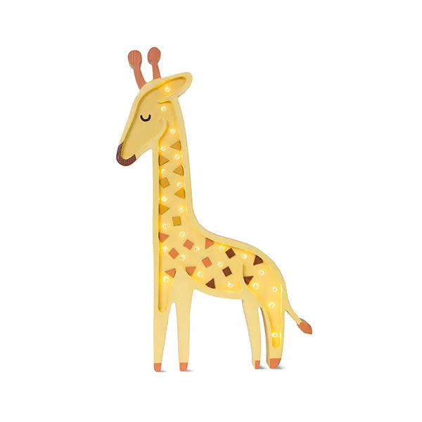 Giraffenlampe von Little Lights | Afrikanisches Gelb