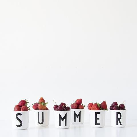 Design Letters - Kids Melamine Alphabet Cup A - Z