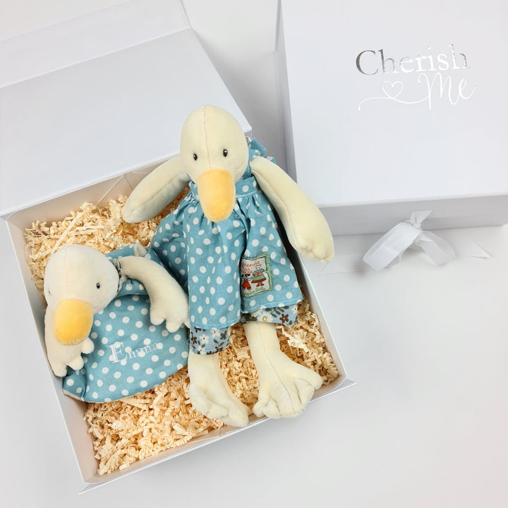 Jeanne The Duck Duo Personalisierte Baby-Geschenkbox