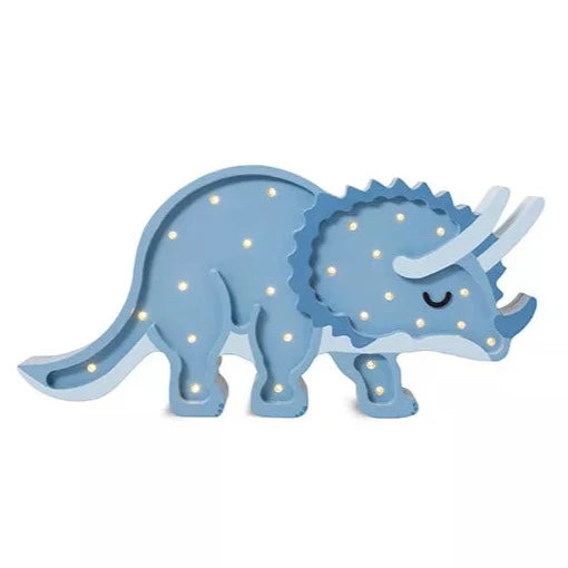 Little Lights Dino Triceratops Lampe - Jurassic Navy