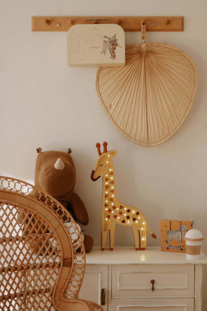 Giraffenlampe von Little Lights | Afrikanisches Gelb