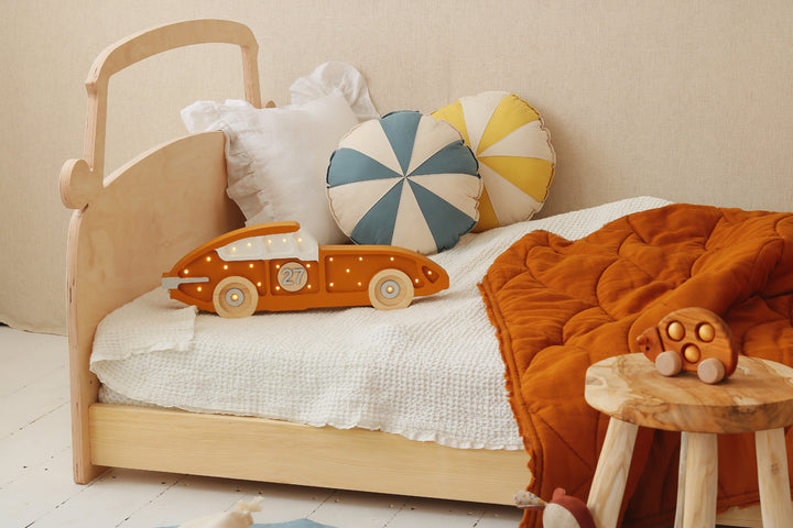 Little Lights Rennautolampe | Senfgelb