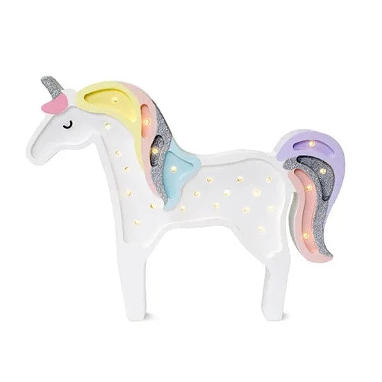 Little Lights Unicorn Lamp- Magical Rainbow