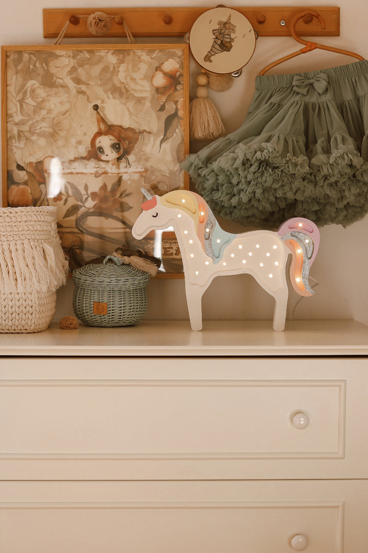 Little Lights Unicorn Lamp- Magical Rainbow